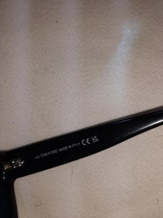 Estuche Gafas Tom Ford Terciopelo Marrón