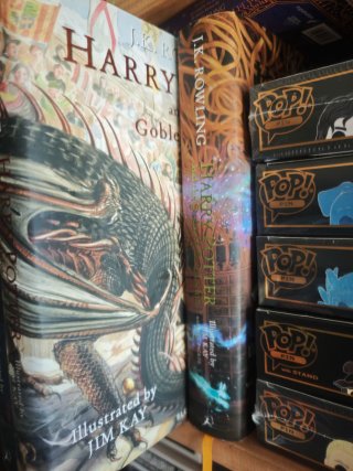 Lote 5 libros ilustrados Harry Potter inglés.