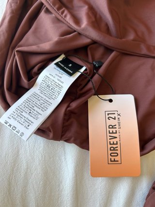 Body Forever 21xSHEIN tirantes marrón