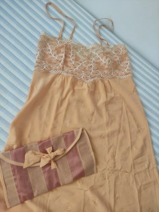 Camisón largo encaje