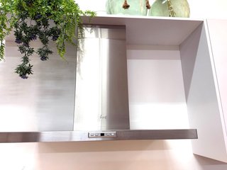 Cocina blanca y vintage de 1 año 320cm