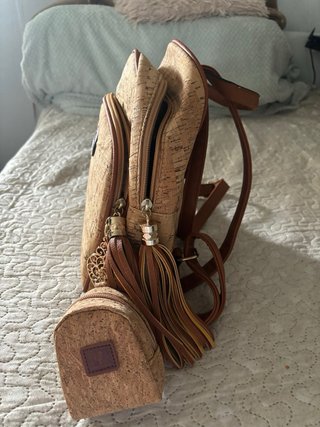 Mochila de corcho Portugal con monedero
