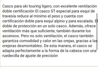 Casco Dynafit ST Esquí Montaña