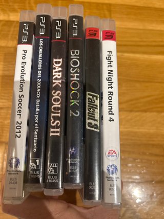 Lote 6 Juegos PS3: Bioshock 2, Fallout 3, Dark Sou