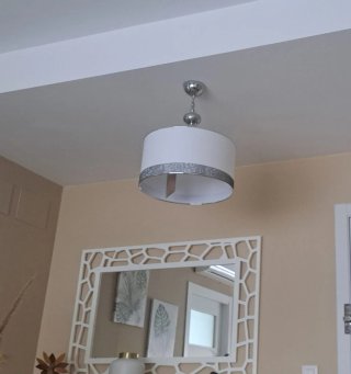 Conjunto de lámparas 2 de techo y una de pie