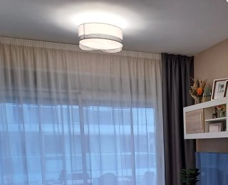 Conjunto de lámparas 2 de techo y una de pie