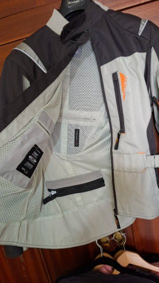 Chaqueta Moto Fastway Negra y Gris talla S