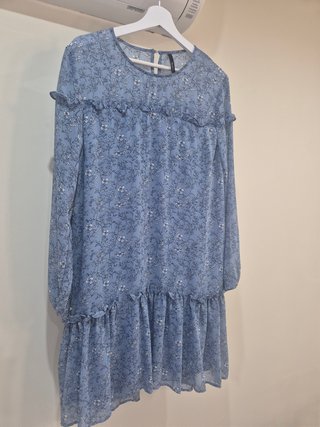 Vestido Pepe Jeans gasa azul talla S