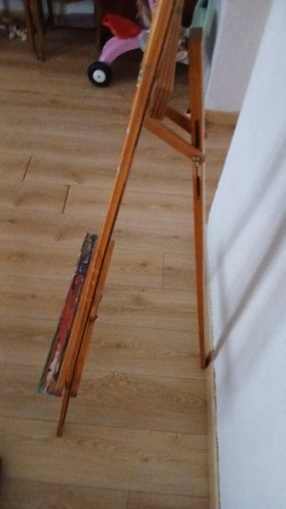 Trípode de madera para pintar