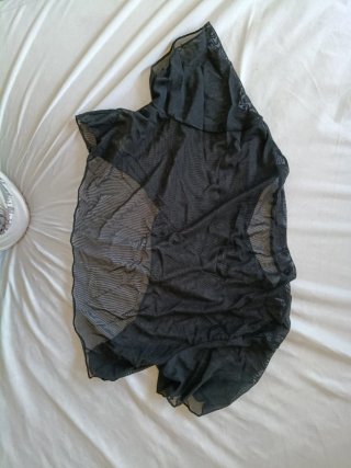 Bañador entero niña negro con decoración