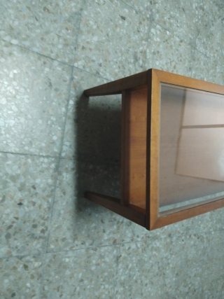 Mesa de centro madera y cristal