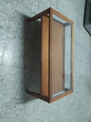 Mesa de centro madera y cristal
