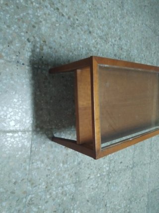 Mesa de centro madera y cristal