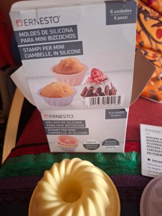 Stampi in silicone per mini torte ERNESTO (6 pz)