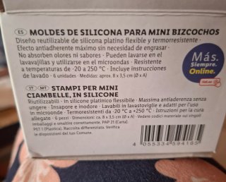 Stampi in silicone per mini torte ERNESTO (6 pz)