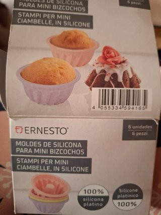 Stampi in silicone per mini torte ERNESTO (6 pz)