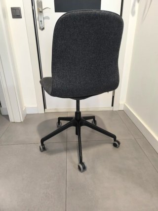 Silla de oficina gris Maison du Monde