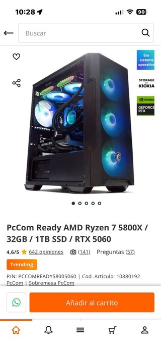 Ordenador Gamer MSI