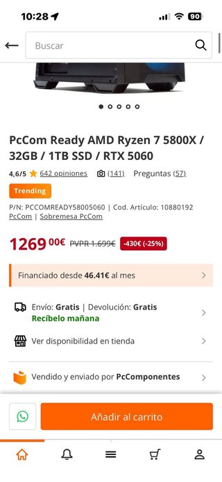 Ordenador Gamer MSI