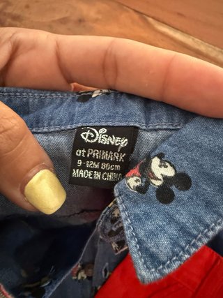 Conjunto bebé niño Mickey Mouse