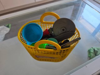 Cocinita de madera estilo IKEA