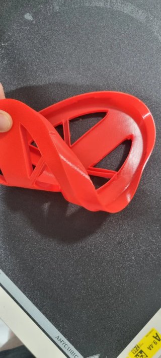 Copri piastra Deus 2 rosso