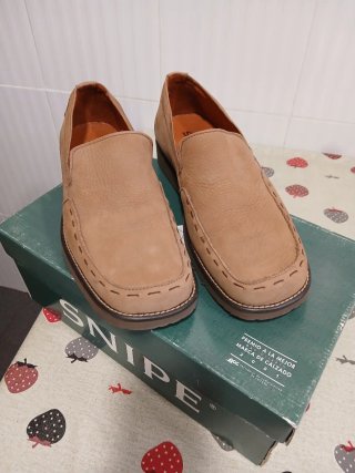 Zapatos de ante Snipe beige/marrón
