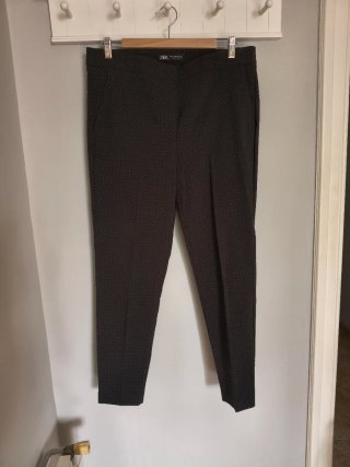 Pantaloni da ufficio Mango Taglia L Nero