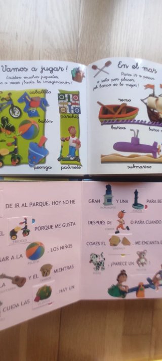 Lote de 3 libros primeras lecturas con pictogramas