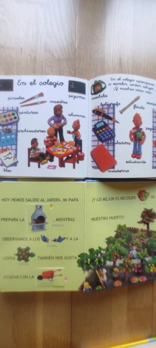 Lote de 3 libros primeras lecturas con pictogramas