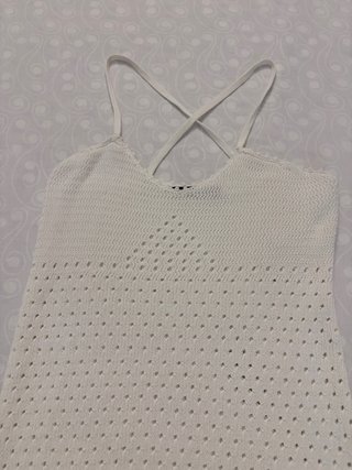 Vestido blanco Mango Talla M
