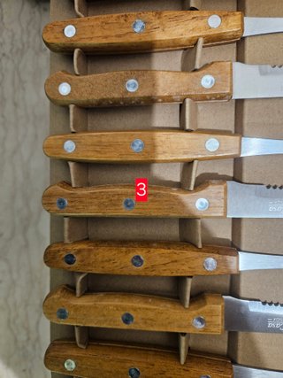 Posate Bistecca Acciaio Inox Manico Legno