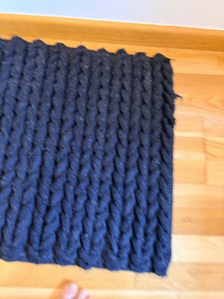 Moquette nere in tessuto per camera da letto