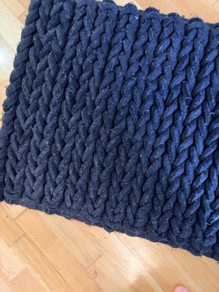 Moquette nere in tessuto per camera da letto