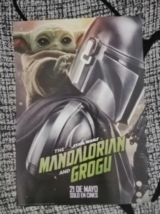 Póster Star Wars The Mandalorian y Grogu