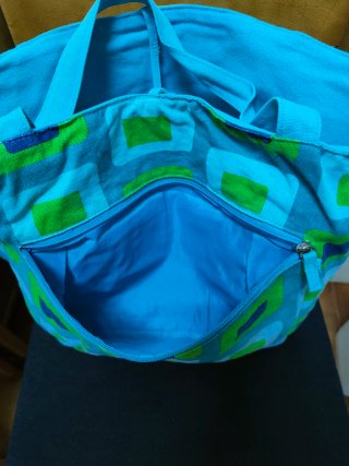 Bolsa Tela Estampado Retro