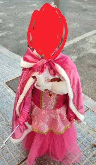 Disfraz Princesa Aurora Talla 130 cm