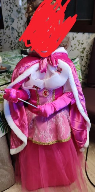 Disfraz Princesa Aurora Talla 130 cm