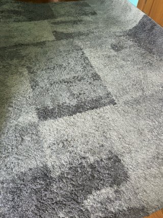 Alfombra gris grande