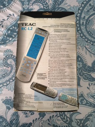 Mando TEAC RC-L2 LCD Pantalla Táctil Retroiluminad
