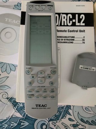 Mando TEAC RC-L2 LCD Pantalla Táctil Retroiluminad