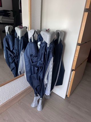 Cuna de viaje desmontable con colchón