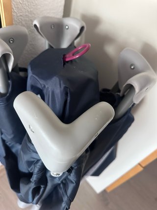 Cuna de viaje desmontable con colchón