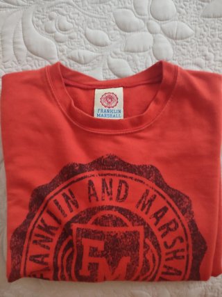 Sudadera Roja Franklin Marshall Manga Larga