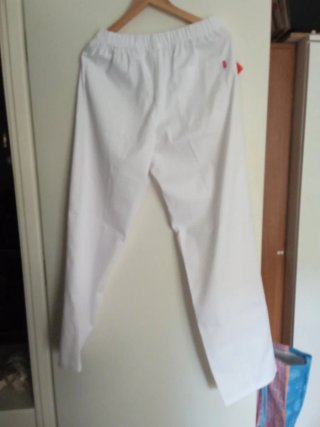 Pantalón de trabajo blanco