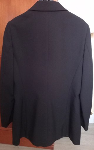 Chaqueta Zara Larga Negra Nueva
