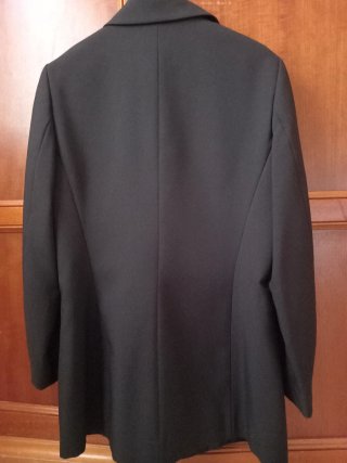 Chaqueta Zara Larga Negra Nueva