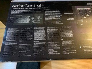 Avid Artist Control