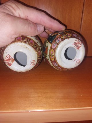 Porcellana cinese, stile Satsuma, uova orientali