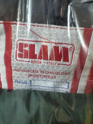 Chaqueta impermeable SLAM amarilla nueva